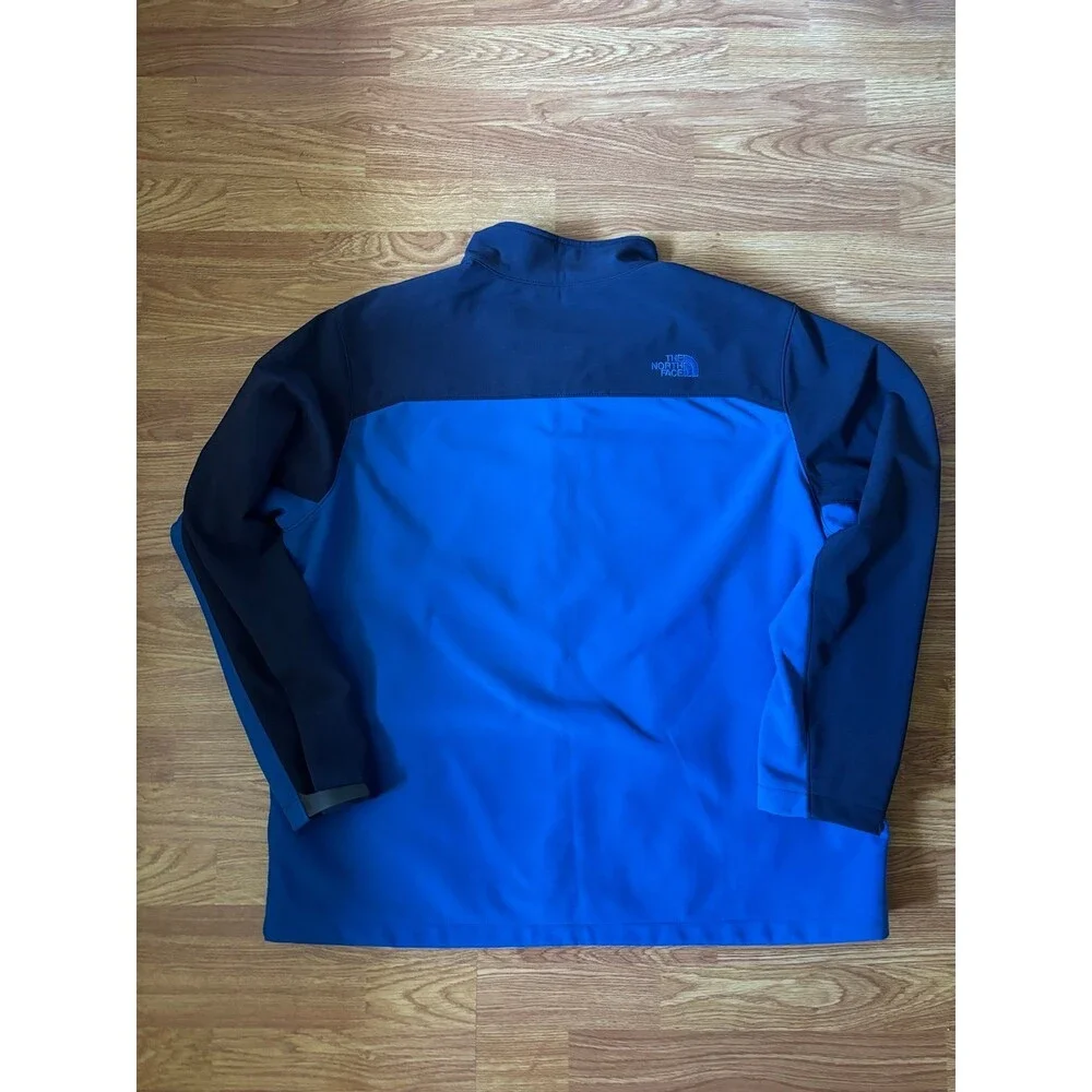 The North Face Men’s XXL Blue Softshell Full Zip Jacket WindWall Outdoor Coat